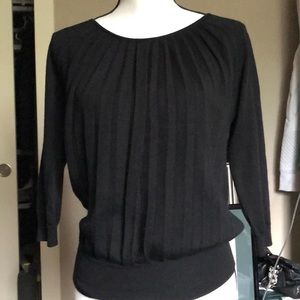 Loft Pleated Tie Back Sweater